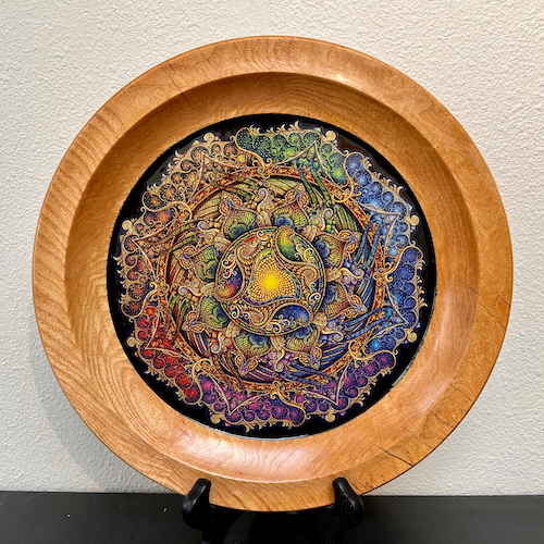 Click to view detail for MH001 Platter, Honey Locust $225
